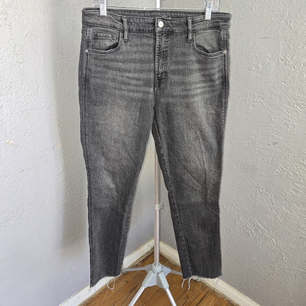 Old Navy High-rise Vintage Slim Secret Smooth Pockets Black Denim Jeans